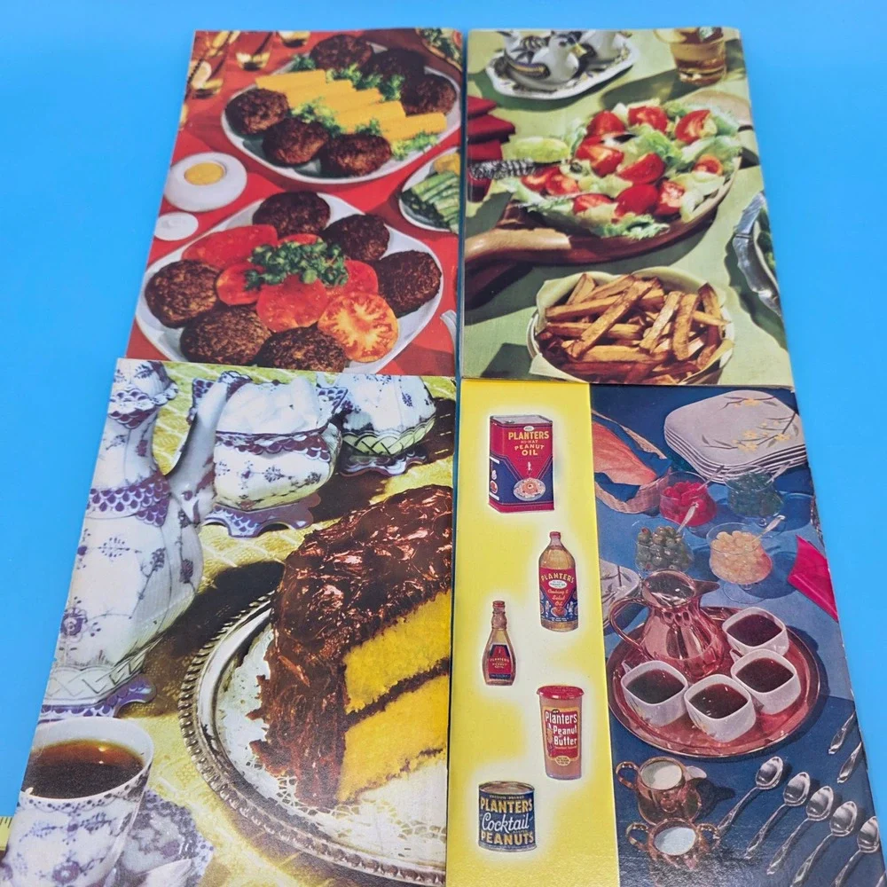 Vintage 1950s Cookbook Lot of 4‎ Chocolate Ground Meat Quick Dishes Mid Century